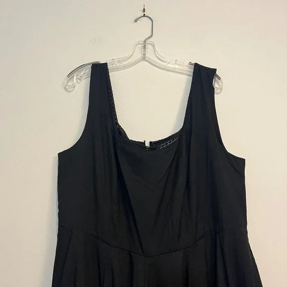 JessaKae Black Daze Midi Dress with Ruffled Hem - Picture 4 of 8